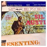 Large lot as a collection of vintage vinyl records featuring The Temptations and several other artists.