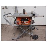 RIDGID 10-inch Portable Table Saw