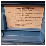 Seelye Model 63 Porta-Welder thermoplastic welder kit, which includes a carrying case, heating element, and tray