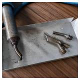 Seelye Model 63 Porta-Welder thermoplastic welder kit, which includes a carrying case, heating element, and tray