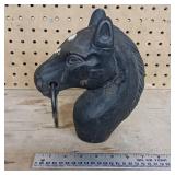Cast Iron Vintage Horse Head Hitching Post