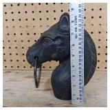 Cast Iron Vintage Horse Head Hitching Post