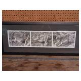 Carl Brenders 'Canadian Lynx Triptych' and two other prints