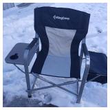 KingCamp Heavy Duty Steel Camping Folding Director Chair 