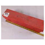 Emergency warning triangle kit used to alert other drivers to a roadside hazard or disabled vehicle.