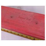 Emergency warning triangle kit used to alert other drivers to a roadside hazard or disabled vehicle.