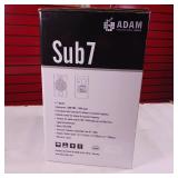 ADAM Audio Sub7 Active Subwoofer, designed to complement smaller studio monitor in original box