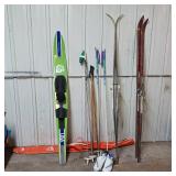 Large lot of Sporting goods - skis, boots and more!