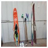 Large lot of Sporting goods - skis, boots and more!