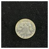 Franklin Half Dollar - 90% silver - 1 coin - Tax Exempt