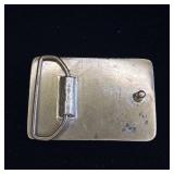 Vintage Arctic Cat brass belt buckle - C. 1970's - early 1980's