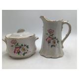 Vintage Cream and Sugar Set