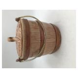 Vintage Ceramic Bucket Cookie Jar
