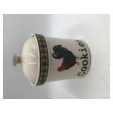 Vintage Rooster Stoneware Cookie Jar