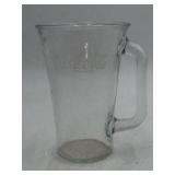 Vintage Coca-Cola Glass Mug – Embossed Logo, Tall Tankard Style