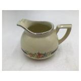Vintage Superior Hall China Creamer with Floral Band