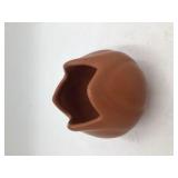 Van Briggle Colorado Tulip Bud Vase in Mulberry Brown Matte Glaze