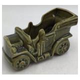 Vintage Floralaine USA Green Ceramic Dump Truck Planter #532 Open Bed Novelty