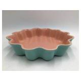 Vintage Catalina Pottery Scalloped Pie/Quiche Dish