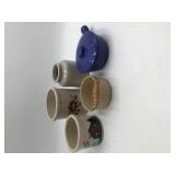 Vintage Ceramic Crock & Kitchenware Lot (5‑Piece)