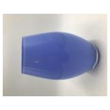 Vintage Blue Glass Vase