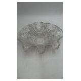 Vintage Crystal Dish – Starburst & Hobnail Cuts