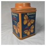 Vintage Oneida Mariposa Apples Tin Canister – Butterfly Label Reproduction