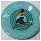 Vintage 1994 Fiesta Looney Tunes Daffy Duck 'It's Mine, All Mine!' Teal Set