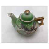 Vintage Japanese Miniature Teapot with Dragon Design