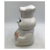 Vintage Pillsbury Doughboy Cookie Jar 1997 Ceramic with Original Box