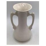 Vintage Ceramic Vase – Ivory with Handles (USA Marked)