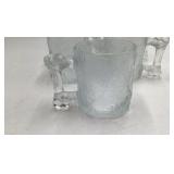 Vintage Flintstone glass mugs