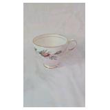 Vintage Teacups & Mugs – Mismatched Floral, Brown Rim & Tree Designs