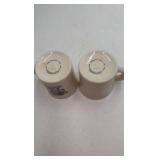 Vintage Looney Tunes Sip 'n Slurp Mug Pair – Bugs Bunny & Taz, Free Refills Promo