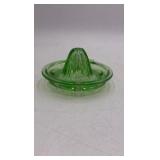 Uranium Glass Citrus Juicer