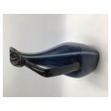 Vintage Hall USA Blue Drip Glaze Pitcher Jug #56 Mid-Century Modern