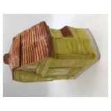 Vintage Ceramic Victorian House Cookie Jar