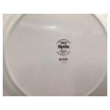 Spode Woodland Stream 'Rudd' Dinner Plate – Brown Transferware Fish & Floral Design