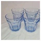 Vintage Turquoise Blue Glass Tumblers – Duralex Picardie Style