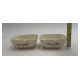 Lenox Holiday Double Bowl Set with Original Box