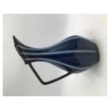 Vintage Hall USA Blue Drip Glaze Pitcher Jug #56 Mid-Century Modern