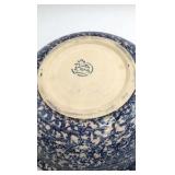 Vintage Rimosa Mariposa Blue Spatterware Ceramic Bowls Set Speckled Glaze