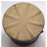 Vintage Black Ceramic Cookie Kettle Jar with Wire Bail Handle Made in Japan