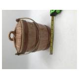 Vintage Ceramic Bucket Cookie Jar