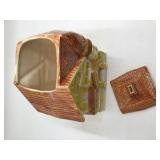 Vintage Ceramic Victorian House Cookie Jar