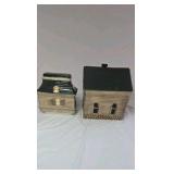 Vintage Ceramic Haunted House Cookie Jar