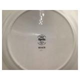 Spode Woodland Stream 'Roach' Dinner Plate – Brown Transferware Fish & Floral Design