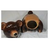 Vintage 1982 Kraft 'T. Bear' Cookie Jar - Genuine Regal China