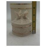 Lenox China Treasures Heart-Shaped Trinket Box with Doves
