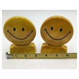 Treasure Crafts Smiley Face 'Have a Happy Day' Salt and Pepper Shakers
